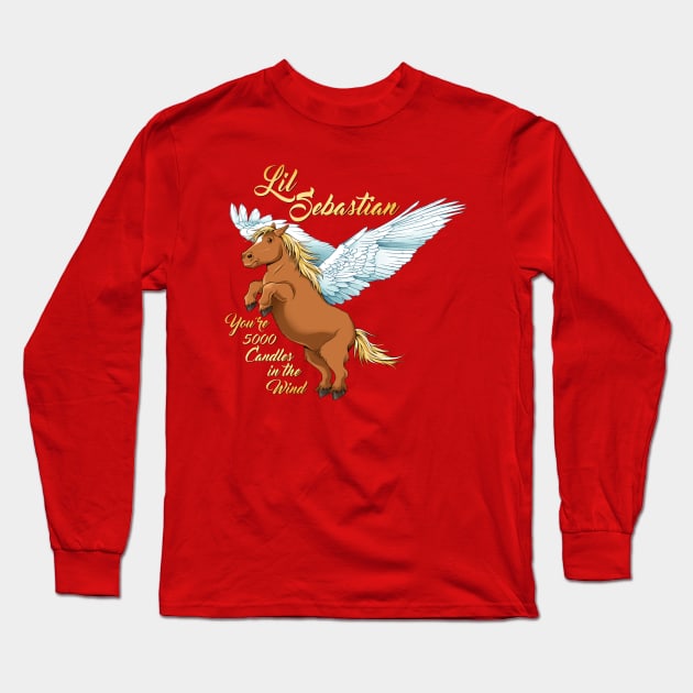 Lil Sebastian Long Sleeve T-Shirt by cameronklewis